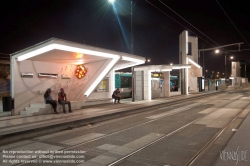 Viennaslide-05393616 Paris, moderne Tramway Linie T3bis, Porte de la Villette