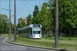 Viennaslide-05393675 Paris, moderne Straßenbahn T3 // Paris, modern Tramway T3