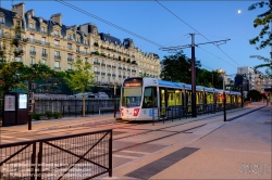 Viennaslide-05393678 Paris, Straßenbahnlinie T3b, Station Porte Dauphine // Paris, Tramway Line T3b, Porte Dauphine Station