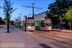 Viennaslide-05393680 Paris, Straßenbahnlinie T3b, Station Porte Dauphine // Paris, Tramway Line T3b, Porte Dauphine Station