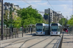 Viennaslide-05393684 Paris, Straßenbahnlinie T3b, Porte Dauphine // Paris, Tramway Line T3b, Porte Dauphine