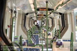 Viennaslide-05396126 Paris, Tramway T6, Translohr Innenraum - Paris, Tramway T6, Translohr Interior