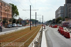 Viennaslide-05397001 Paris, Bau der Tramway Linie T7, Villejuif