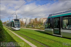 Viennaslide-05398167 Paris, Straßenbahn T8, Square Frantz Fanon  // Paris, Tramway Line T8, Square Frantz Fanon