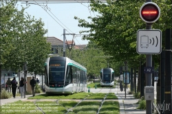 Viennaslide-05398172 Paris, moderne Straßenbahn T8, Sant-Denis // Paris, modern Tramway T8, Sant-Denis