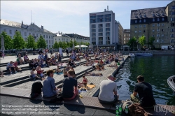 Viennaslide-06218013 Kopenhagen, Hafen, The Kissing Stairs, Ofelia Beach // Copenhagen, Harbour, The Kissing Stairs, Ofelia Beach