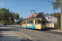 Viennaslide-06399105 Die Straßenbahn Woltersdorf ist eine normalspurige Überlandstraßenbahn. Sie verkehrt am östlichen Stadtrand von Berlin und verbindet den Bahnhof Berlin-Rahnsdorf mit der im Landkreis Oder-Spree gelegenen brandenburgischen Gemeinde Woltersdorf.