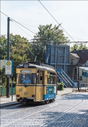 Viennaslide-06400113 Woltersdorf bei Berlin, Straßenbahn nach Woltersdorf Schleuse