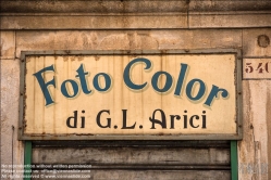 Viennaslide-06800102 Venedig, altes Fotogeschäft - Venice, old Shop Sign