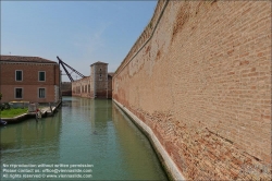 Viennaslide-06870148 Venedig, Außenmauer des Arsenale // Venice, Outer Wall of the Arsenale