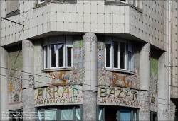 Viennaslide-07320508 Budapest, ehemaliges Spielwarengeschäft Arkad Bazar, Dohány utca 22 // Budapest, former Toy Shop Arkad Bazar, Dohány utca 22