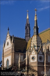 Viennaslide-07324407 Budapest, Ladislaus-Kirche, Szent Laszló tér, Ödön Lechner, Gyula Pártos 1898 // Budapest, Ladislaus Church, Szent Laszló tér, Ödön Lechner, Gyula Pártos 1898  