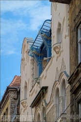 Viennaslide-07327717 Budapest, Hajós utca 32, Gáspár Szedős Geschäfts- und Wohnhaus, Architekten Béla Málnai und Miklós Román, 1903 // Budapest, Hajós utca 32, Gáspár Szedős Office- and Apartment House by Architekts Béla Málnai and Miklós Román, 1903