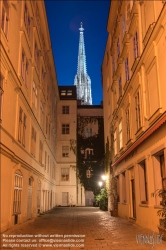 Viennaslide-00010605f Wien, Blick von der Nikolaigasse zum Stephansdom // Vienna, View from Nikolaigasse to St Stephans Cathedral