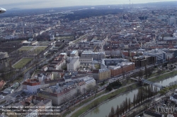 Viennaslide-00020005 Wien, Luftaufnahme Obere Donaustraße, Scholzgasse, Obere Augartenstraße - Vienna, Aerial View Obere Donaustraße, Scholzgasse, Obere Augartenstraße