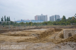 Viennaslide-00030194 Wien, Stadtentwicklungsgebiet Aspangbahnhof, Ausgrabungen der ehemaligen Hafenbecken des Wiener Neustädter Kanals