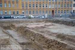 Viennaslide-00030200 Wien, Stadtentwicklungsgebiet Aspangbahnhof, Ausgrabungen der ehemaligen Hafenbecken des Wiener Neustädter Kanals