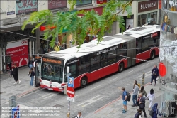 Viennaslide-00061221 Wien, Mariahilferstraße, Neubaugasse, Autobuslinie 13A // Vienna, Mariahilferstrasse, Neubaugasse, Bus Line 13A