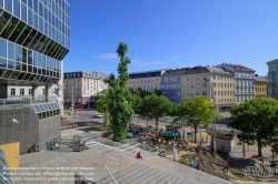 Viennaslide-00090211 Wien, Franz-Josefs-Bahnhof, Überbauung der Gleisanlagen