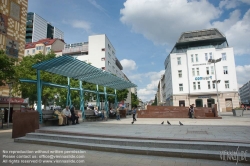 Viennaslide-00120104 Wien, Meidlinger Hauptstraße, Entwurf von Boris Podrecca, Fertigstellung 1994