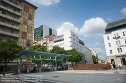 Viennaslide-00120109 Wien, Meidlinger Hauptstraße, Entwurf von Boris Podrecca, Fertigstellung 1994