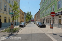 Viennaslide-00150195 Wien, Wohnstraße Pelzgasse // Vienna, Traffic Calmed Street Pelzgasse