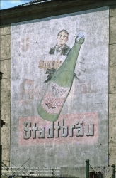 Viennaslide-00252115 Wien, Außenwerbung auf einer Feuermauer, Stadtbräu