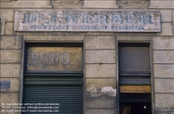 Viennaslide-00252303 Wien, Dürergasse 19, Spuren alter Geschäftsaufschrift 'Bonol' um 1985