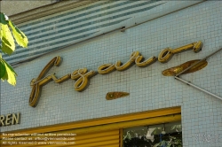 Viennaslide-00254092 Wien, Güpferlingstraße, altes Friseurgeschäft aus den 1950er Jahren