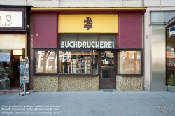 Viennaslide-00261242 Wien, altes Geschäft, Buchdruckerei