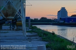 Viennaslide-00315107 Wien, Alberner Hafen // Vienna, River Danube, Albern Harbour