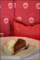 Viennaslide-00560229f Wien, Hotel Sacher, Cafe, Sachertorte // Vienna, Hotel Sacher, Cafe, Sacher Tart