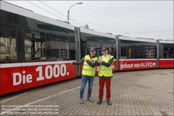 Viennaslide-00611230 Wien, Alstom, Präsentation der 1000. Straßenbahn von Alstom (früher Bombardier) aus Wien, Entwicklerteam // Vienna, Presentation of the 1000th Streetcar by Alstom Vienna (former Bombardier), Developers Team