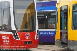 Viennaslide-00611232 Wien, Alstom, Präsentation der 1000. Straßenbahn von Alstom (früher Bombardier) aus Wien // Vienna, Presentation of the 1000th Streetcar by Alstom Vienna (former Bombardier)