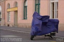 Viennaslide-00839118 Motorrad, Verhüllt // Motorbike, Covered