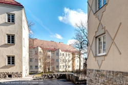 Viennaslide-00421578f Wien, Gemeindebau des 'Roten Wien' - Vienna, Council Tenement Block, 'Red Vienna', Anlage Sandleiten, Siegfried Theiss & Hans Jaksch, Franz Krauß (Bauteil V)