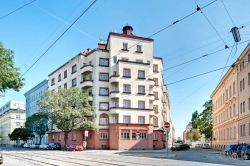 Viennaslide-00423571f Wien, Gemeindebau des 'Roten Wien' - Vienna, Council Tenement Block, 'Red Vienna', Marinelligasse 1, Leopold Schulz 1926