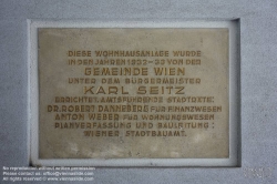 Viennaslide-00424492 Wien, Gemeindebau des 'Roten Wien' - Vienna, Council Tenement Block, 'Red Vienna', Königstetter Hof, Tautenheyngasse 2–8, Walter Pind 1933