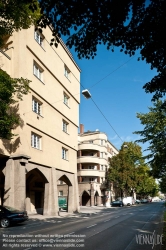 Viennaslide-00424910 Wien, Gemeindebau des 'Roten Wien' - Vienna, Council Tenement Block, 'Red Vienna', Bebel-Hof, Steinbauergasse 36, Karl Ehn 1926