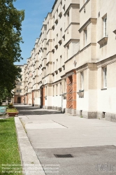 Viennaslide-00425018 Wien, Gemeindebau des 'Roten Wien' - Vienna, Council Tenement Block, 'Red Vienna', Gartenstadt Jedlesee, Hubert Gessner 1926-1932, ab 1950 Karl Seitz-Hof