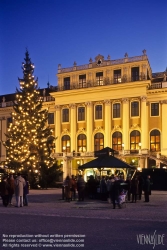 Viennaslide-01020108 Wien, Schloß Schönbrunn, Ehrenhof, Weihnachtsmarkt - Vienna, Schoenbrunn Palace, Court of Honour