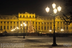 Viennaslide-01020111 Wien, Schloß Schönbrunn, Ehrenhof, Weihnachtsmarkt - Vienna, Schoenbrunn Palace, Court of Honour