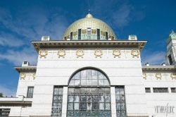 Viennaslide-01051433 Wien, Kirche am Steinhof (auch Kirche zum Heiligen Leopold) von Otto Wagner 1904-1907 - Vienna, Steinhof Church (or St Leopold Church) by Otto Wagner 1904-1907