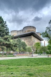 Viennaslide-01108354f Wien, Flakturm Arenbergpark - Vienna, Flak Tower