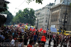 Viennaslide-01110982 Wien, Regenbogenparade 2009 - Vienna, Rainbow Parade 2009