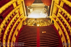 Viennaslide-01111302 Wien, Ringstraße, Wiener Staatsoper, Zuschauerraum - Vienna, Ringstrasse, State Opera, Interior