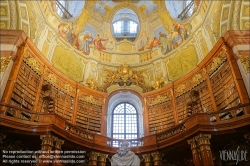 Viennaslide-01113927 Wien, Prunksaal der Österreichischen Nationalbibliothek, Johann Fischer von Erlach 1723 // Vienna, State Hall of the Austrian National Library, Johann Fischer von Erlach 1723