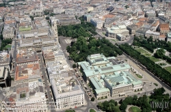 Viennaslide-01114084 Wien, Luftbild, Ringstraße, Parlament - Vienna, Aerial View, Ringstrasse, Parliament