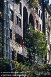 Viennaslide-01121122 Wien, Hundertwasserhaus - Vienna, Hundertwasser House