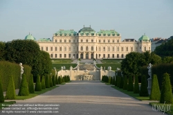 Viennaslide-01131165 Wien, Schloss Belvedere, Oberes Belvedere - Vienna, Belvedere Palace